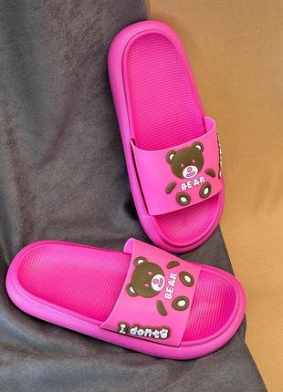 Шлепанцы женские с аппликацией, цвет розовый, 243r5028-3 41, 41