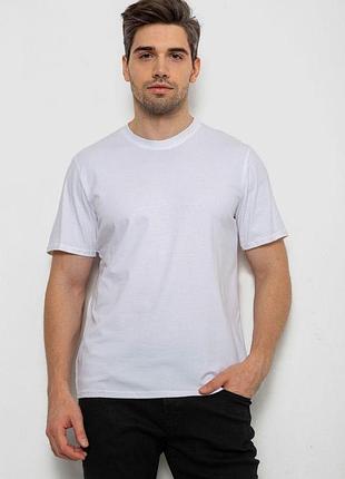 Футболка мужская однотонная, цвет белый, 238r155 xxxl, 54, xxxl