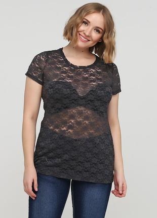 Летняя прозрачная блуза-футболка h&m разные размеры