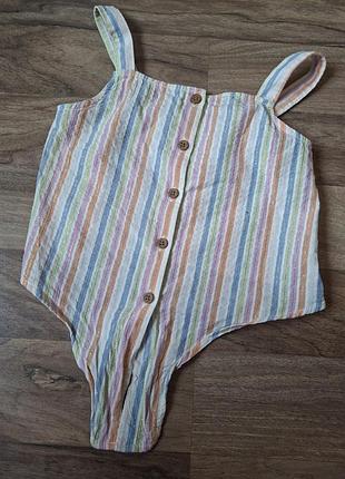 Яркий топ для девочки 8-9 лет h&amp;m 4