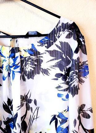 Новая блуза с цветочным принтом marina kaneva3 фото