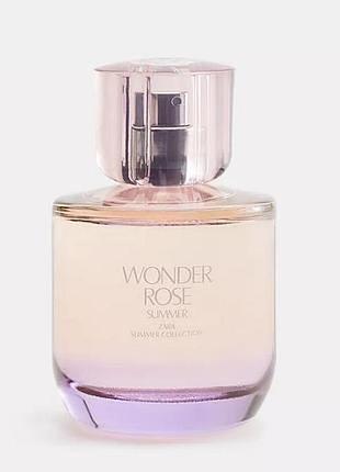 Парфумована вода для дівчат zara wonder rose summer 90 ml