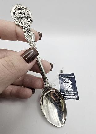 Ложка серебряная "гороскоп. рыбы" 30,65 г