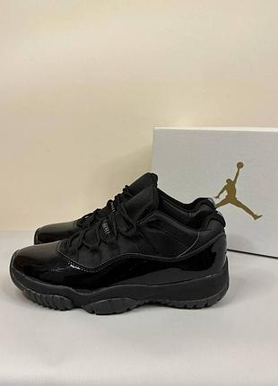 Мужские кроссовки jordan 11 retro low black