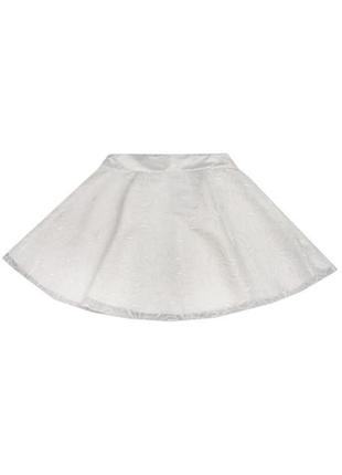 Ge720722 белая юбка для девочки gaialuna 140 см
