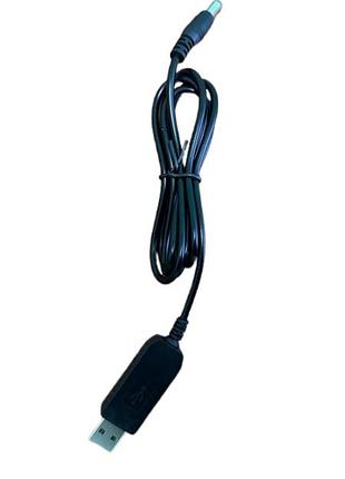Usb-кабель питания от powerbank для роутера 5v на dc 12v 5.5 x 2.1 мм