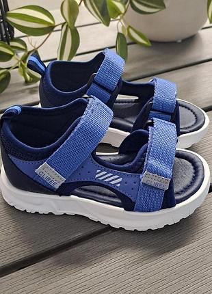 Лёгкие босоножки для мальчиков clibee, синие,27-32р 29