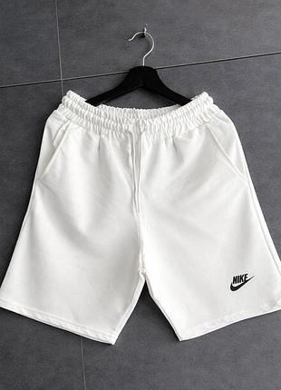 Шорты nike белые для мужчин, бриджи найк на лето, молодежные шорты найк с карманами s