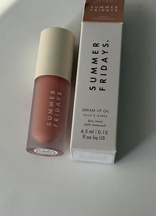 Олійка для губ summer fridays dream lip oil у відтінку bare sand