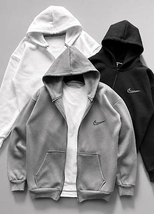 Зипка nike якісна з капюшоном, чоловіче худі найк на щодень, олімпійка nike на літо s