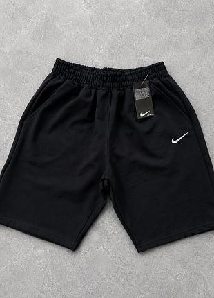 Шорты nike чёрные для мужчин, стильные спортивные шорты nike на лето для парней, однотонные шорты nike xxl