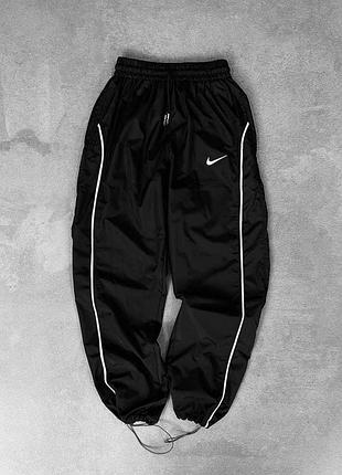 Спортивные штаны nike черные, мужские штаны найк нейлон, молодежные спортивные штаны nike