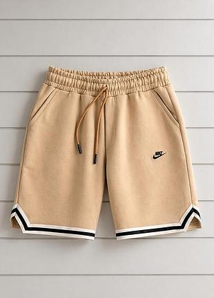 Шорты nike белые мужские, свободные шорты найк на лето, светлые хлопковые шорты nike для парня m