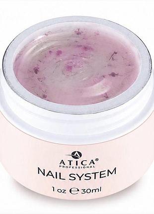 Гель для ногтей atica floral 06 builder gel (с сухоцветами), 30ml