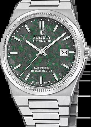 Годинник чоловічий festina f20028/b rive swiss made