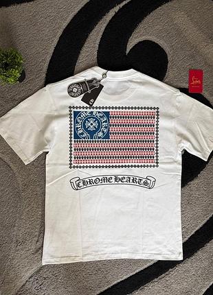 Футболка chrome hearts usa футболка хром хартс сша повседневная стритвир футболка