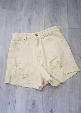 Джинсовые женские шорты zara 36 размер