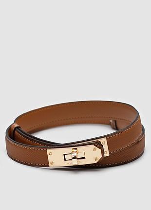 💫 hermes kelly 18 belt brown leather