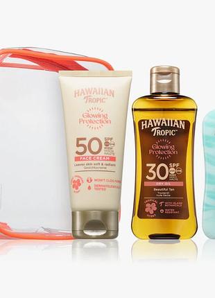 Дорожный вариант для загара hawaiian tropic mini trio
