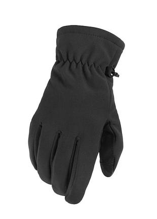 Перчатки sturm mil-tec зимние тактические "softshell" черные l