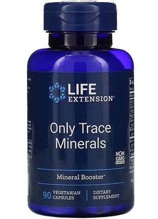 Микроэлементы, minerals, life extension, 90 капсул
