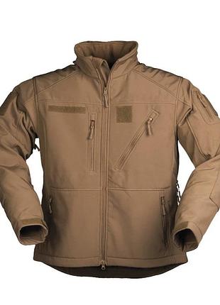 Куртка демисезонная sturm mil-tec софтшелл softshell jacket scu (coyote) 10864019 s