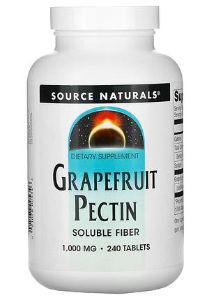 Грейпфрутовый пектин, grapefruit pectin, source naturals, 240 таблеток