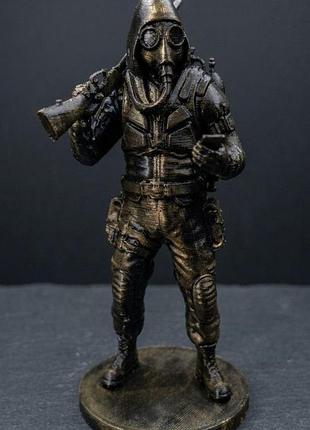 Ексклюзивна статуетка стрілок із гри s.t.a.l.k.e.r. 2, колекційна фігурка мічений (7.5*7.5*15 см)