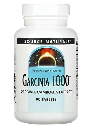 Гарциния, garcinia, source naturals, 1,000 мг, 90 таблеток