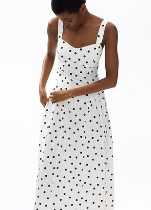 Сукня в горошок h&amp;m