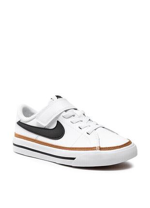 Шкіряні кросівки nike court legacy, оригінал, р-р 32, устілка 21 см
