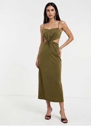 Сукня жіноча h&m літня сукня міді хл
