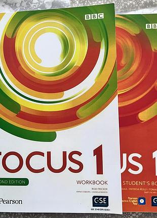 Комплект підручник та друкований зошит focus 1