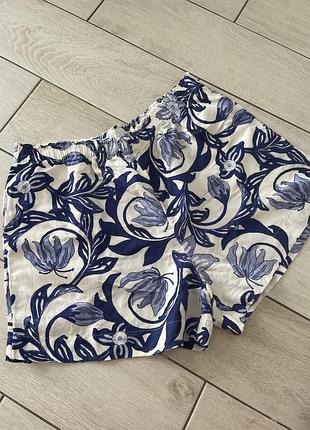 Льонові шорти h&m l-xl