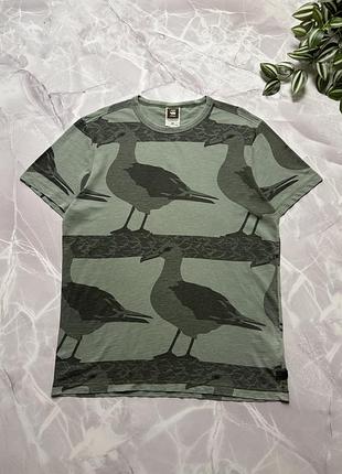 Футболка g-star raw islander t-shirt albatross з альбатросами