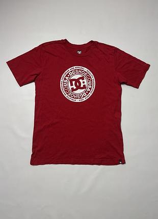 Червона базова підліткова футболка dc shoes
