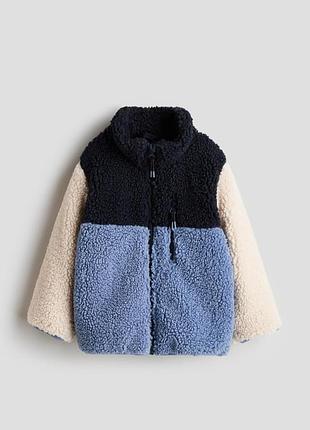 Куртка меховушка тедди на мальчика  h&m 6-8 лет