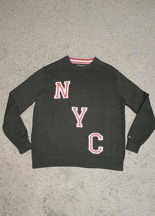 Чоловічий светр tommy hilfiger nyc big logo (xxl)