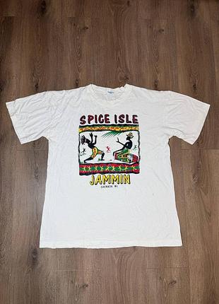 Вінтажна футболка grenada spice isle jammin 80s (xl) vintage