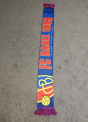 Футбольний шарф фк базель / fc basel 1893 (двосторонній)
