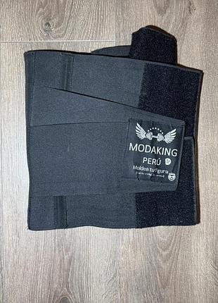 Чорний поперековий бандаж-корсет modaking perú, призначений для моделювання фігури