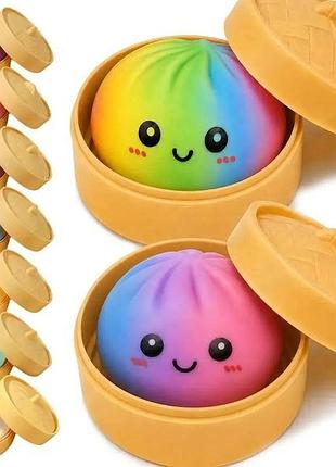 Скоріш squishy пельмень 9см  антистрес іграшка