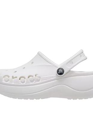 Тапки crocs белые 4