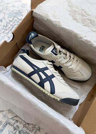 Стильні жіночі кросівки asics onitsuka tiger mexico 66 beige blue