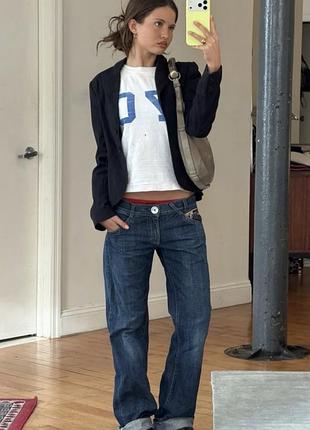 Жіночі  джинси y2k  boot cut low rise 26 бренд marc by marc jacobs