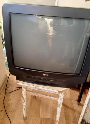 Телевизор lg cf-21e60 (21 дюйм), рабочий, с пультом