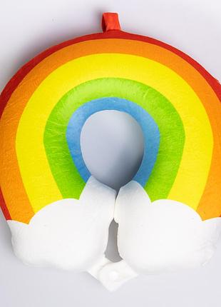 Подушка для шиї rainbow u-подібна, червоний hp-56-13r