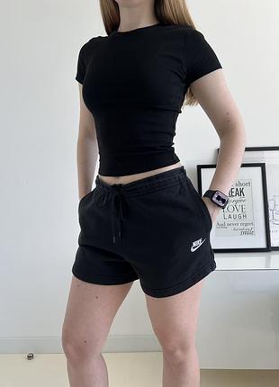 Котонові шорти тринитка nike