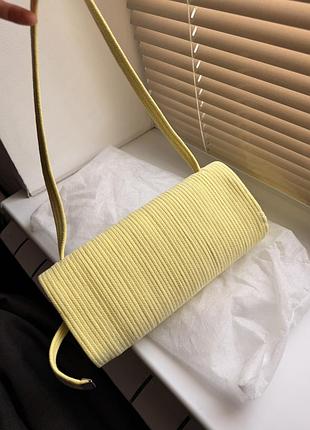 Плетена сумка багет 7