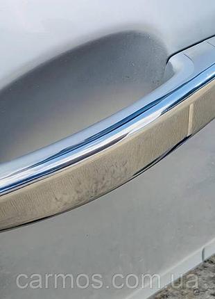 Хром накладки на ручки двери opel insignia (4 шт) нержавеющая сталь carmos турция